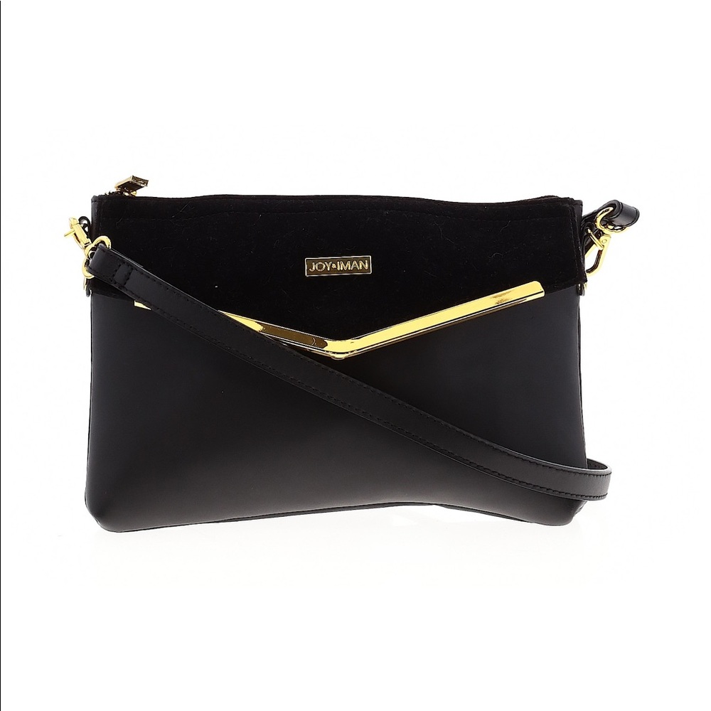 JOY & IMAN BLACK CLUTCH